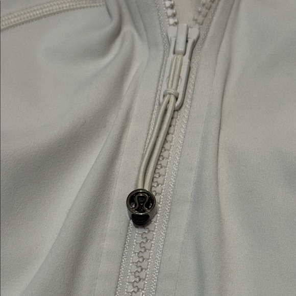 Lululemon Athletica White Zip-Up Sweatshirt - Picture 5 of 5
